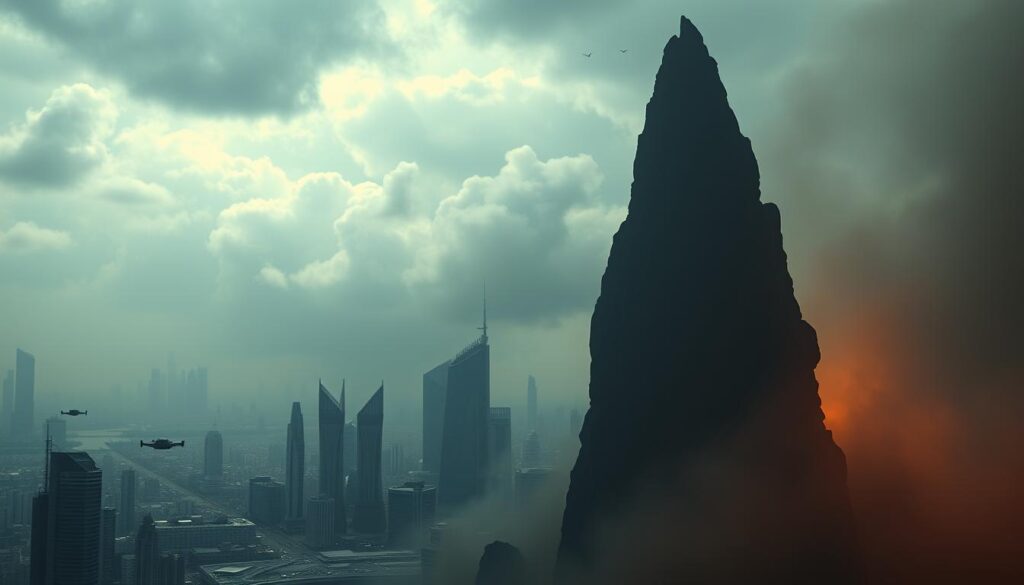 A dystopian cityscape, bathed in a hazy, ominous glow, symbolizing the risks and challenges of the digital currency landscape. In the foreground, a towering, jagged cryptocurrency symbol casts an imposing shadow, reflecting the volatility and uncertainty of this emerging market. In the middle ground, a bustling, futuristic cityscape with skyscrapers and hovering vehicles, conveying the rapid technological advancements that underpin the digital currency ecosystem. In the background, a stormy, turbulent sky, evoking the unpredictable and unregulated nature of the cryptocurrency world. The overall mood is one of unease and foreboding, emphasizing the potential perils and pitfalls that investors must navigate in this dynamic and rapidly evolving financial landscape. A dystopian cityscape, bathed in a hazy, ominous glow, symbolizing the risks and challenges of the digital currency landscape. In the foreground, a towering, jagged cryptocurrency symbol casts an imposing shadow, reflecting the volatility and uncertainty of this emerging market. In the middle ground, a bustling, futuristic cityscape with skyscrapers and hovering vehicles, conveying the rapid technological advancements that underpin the digital currency ecosystem. In the background, a stormy, turbulent sky, evoking the unpredictable and unregulated nature of the cryptocurrency world. The overall mood is one of unease and foreboding, emphasizing the potential perils and pitfalls that investors must navigate in this dynamic and rapidly evolving financial landscape.