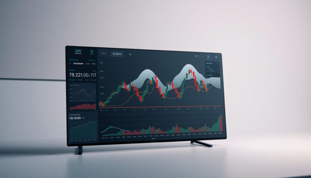 A sophisticated financial analysis dashboard displaying a dynamic integration of Ichimoku cloud indicators and other technical analysis tools. The foreground showcases a sleek, minimalist UI with clean data visualizations, conveying a sense of clarity and precision. The middle ground features a stylized chart depicting the seamless blending of Ichimoku's distinctive components - the Tenkan-sen, Kijun-sen, Senkou Span A, Senkou Span B, and Chikou Span - with other technical indicators like moving averages, Bollinger Bands, and RSI. The background sets a subtle, muted tone with a soft, ethereal gradient, allowing the central analytical elements to take center stage. The overall mood is one of high-level, data-driven decision-making, conveying the power and versatility of combining Ichimoku with complementary technical analysis methods.