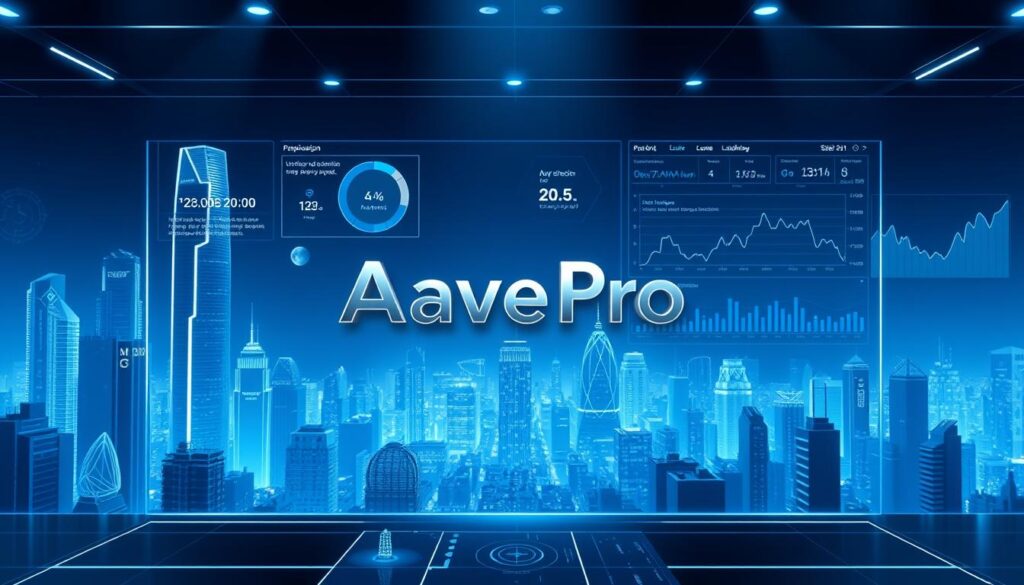 Aave Pro منصة الإقراض والاقتراض