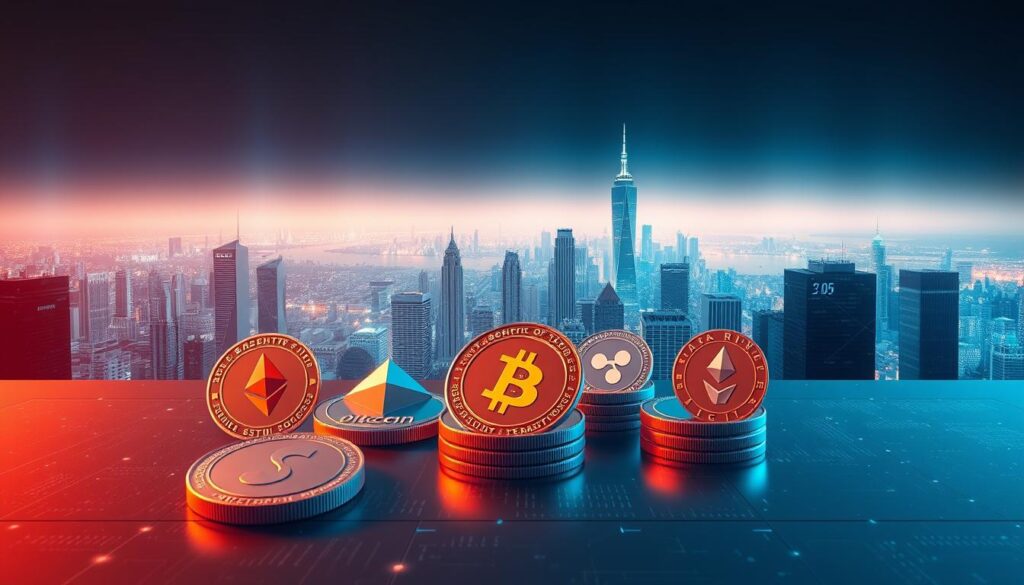 العملات الرقمية المؤثرة في القطاع المصرفي