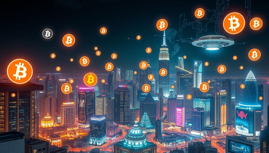 العملات الرقمية المنافسة